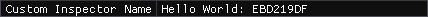 Custom Data Inspector Row